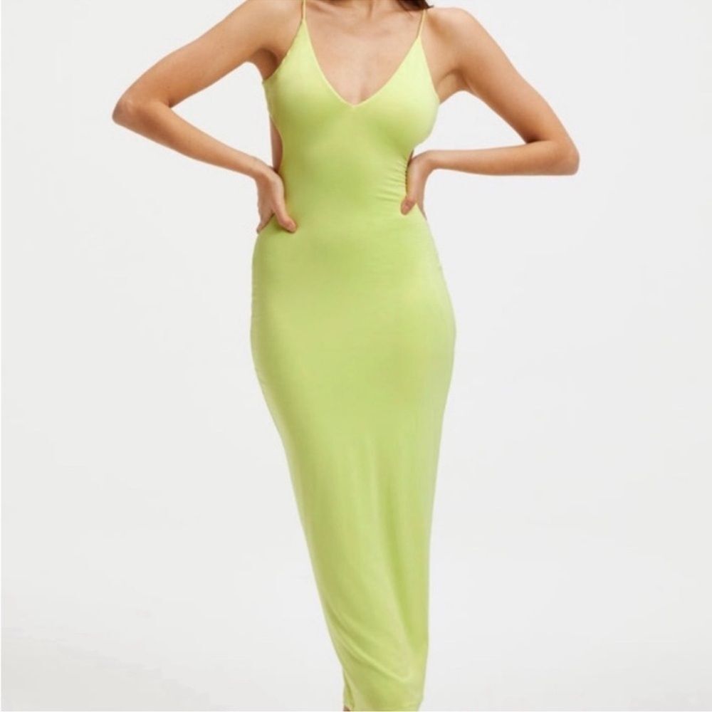 Good American Green Bodycon Cocktail Dress